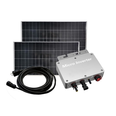 Silver Grid Tie Solar Micro Inverter Battery 350w IP65 Home Solar System Inverter