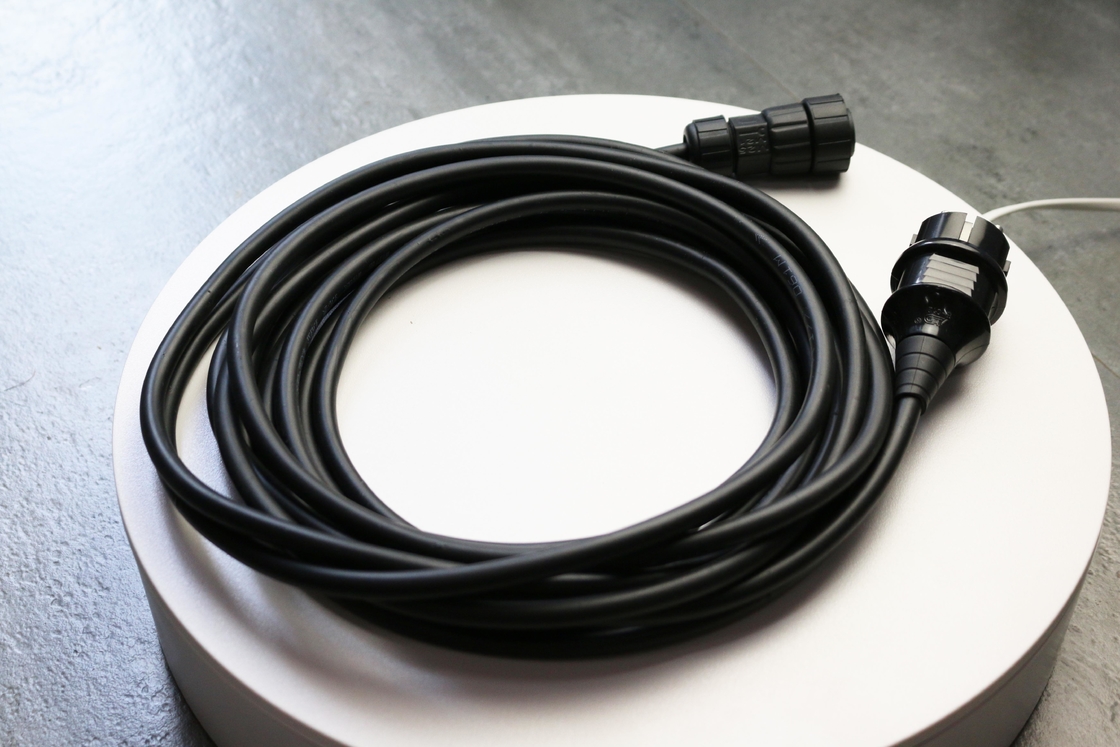 XLPE Solar Ac Cable 5m Grid Tie Inverter Solar Panel Cable Copper Black