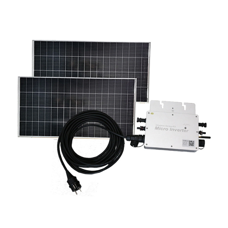 Silver WVC 600 Micro Inverter Aluminum Alloy IP65 Grid Connected Inverter